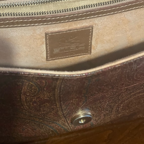 Vintage Etro Paisley Envelope Clutch - Picture 4 of 7